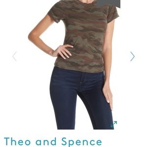 Theo & Spence green camo T-shirt
